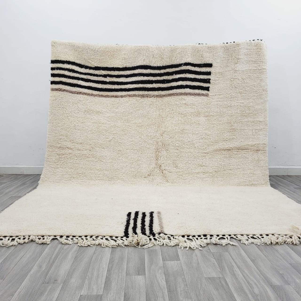 Custom carpet - Moroccan rug Hand knotted - Beni ourain rug - all wool berber rug - Berber rug - handmade rug - Genuine lamb wool