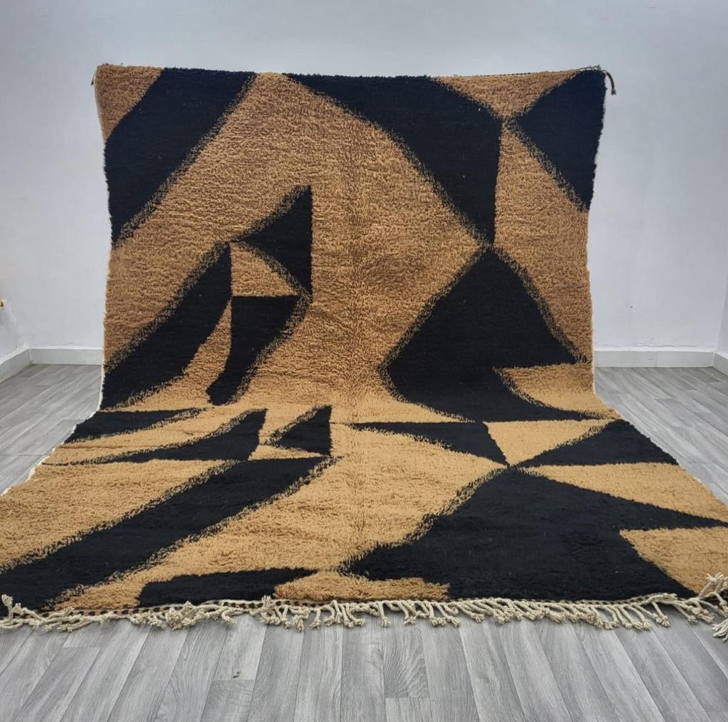 2 Moroccan rugs both 10x12 ft no fringes