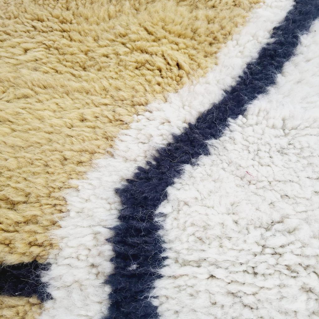 Custom carpet - Moroccan rug Hand knotted - Beni ourain rug - all wool berber rug - Berber rug - handmade rug - Genuine lamb wool