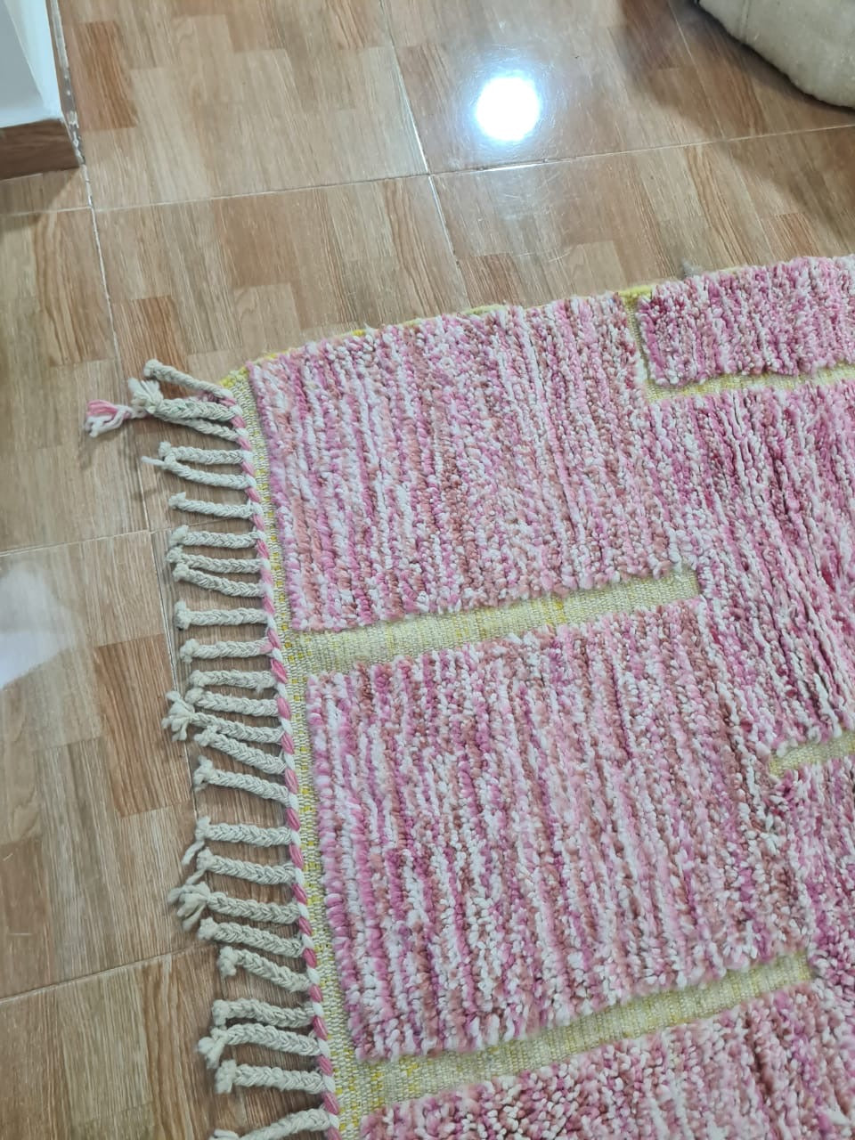 5x8 ft Moroccan wool rug