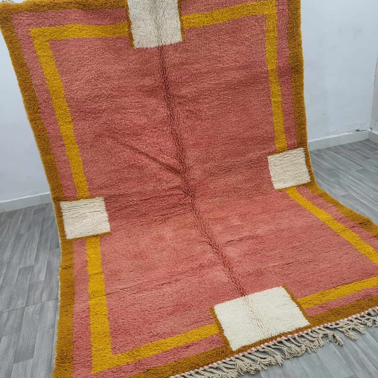 6.5x10 ft Moroccan wool rug