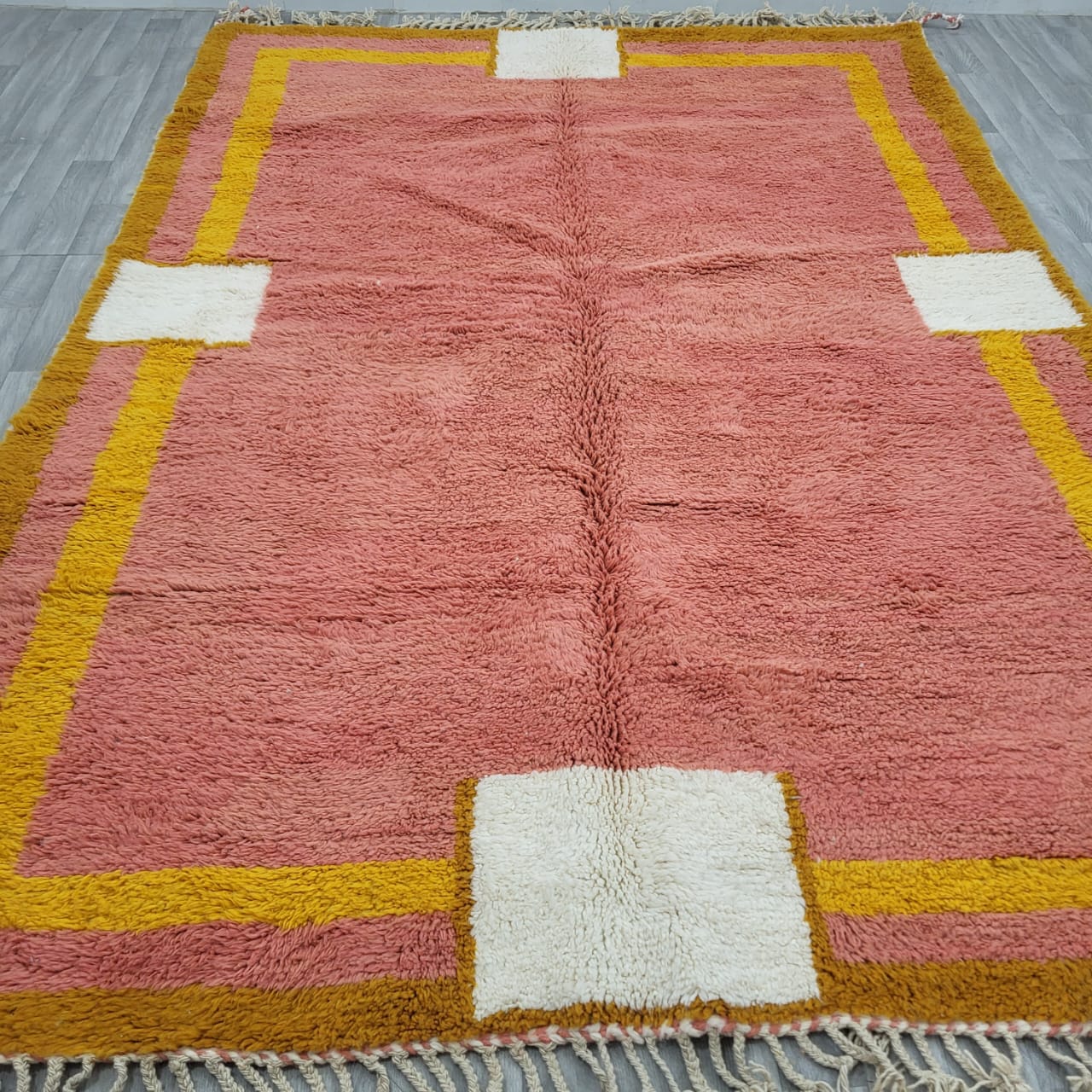 6.5x10 ft Moroccan wool rug