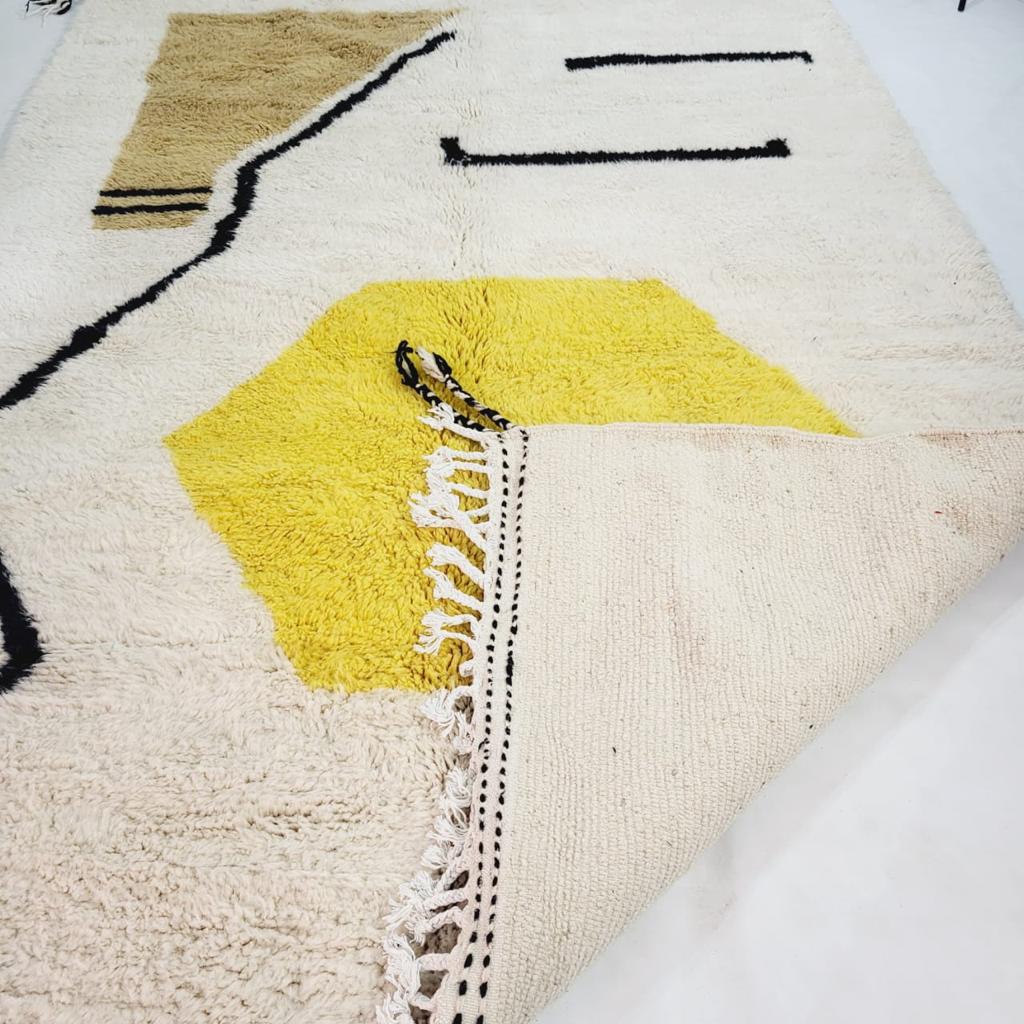 Custom carpet - Moroccan rug Hand knotted - Beni ourain rug - all wool berber rug - Berber rug - handmade rug - Genuine lamb wool